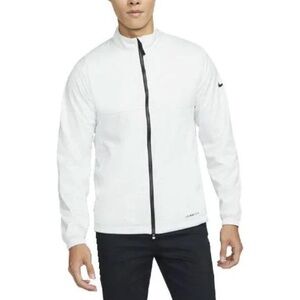 Nike Storm Fit gold windbreaker jacket men’s small greyish-white EUC